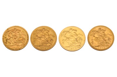 Lot 1057 - FOUR GOLD FULL SOVEREIGNS