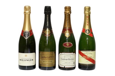 Lot 32 - Assorted Champagne: Bollinger, Laurent Perrier, Charles Lafitte and Cordon Rouge