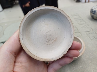 Lot 616 - THREE CHINESE BLUE AND WHITE BOXES AND COVERS