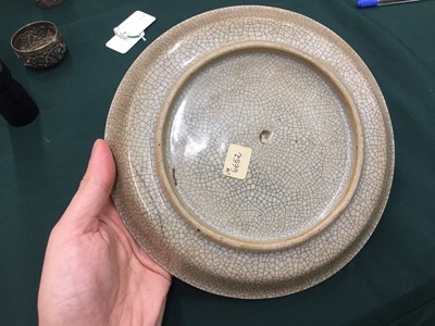 Lot 150 - A CHINESE GE-TYPE DISH