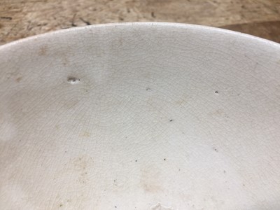 Lot 443 - TWO CHINESE WHITE-GLAZED BOWLS