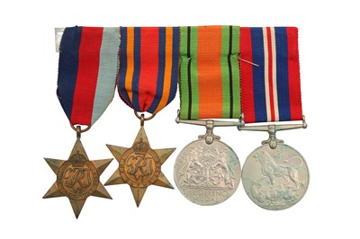Lot 75 - A WORLD WAR TWO MEDAL GROUP