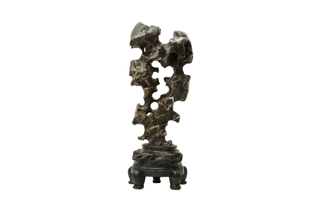 Lot 49 - A LARGE CHINESE SCHOLAR'S ROCK, GONGSHI