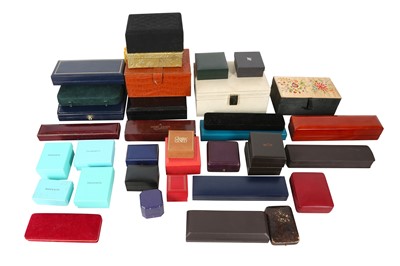 Lot 1054 - A COLLECTION OF JEWELLERY BOXES