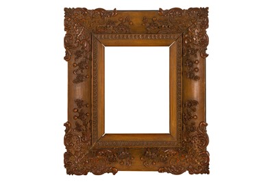 Lot 141 - A 19TH CENTURY CHINA TRADE, LOUIS XV STYLE CARVED FRAME