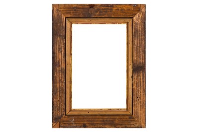 Lot 171 - A 19TH CENTURY PLAIN MAHOGANY FORWARD FLAT FRAME