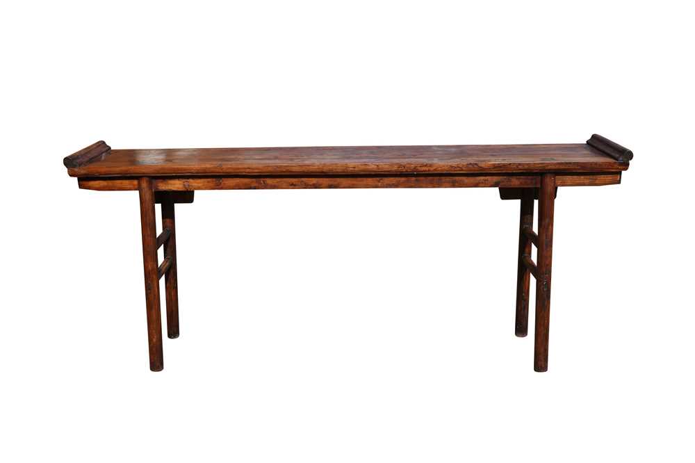 Lot 149 - A CHINESE ELM ALTAR TABLE