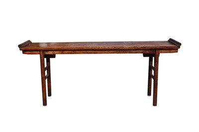 Lot 149 - A CHINESE ELM ALTAR TABLE