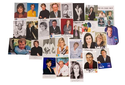 Lot 91 - Photograph Collection.- Reporters and TV Presenters