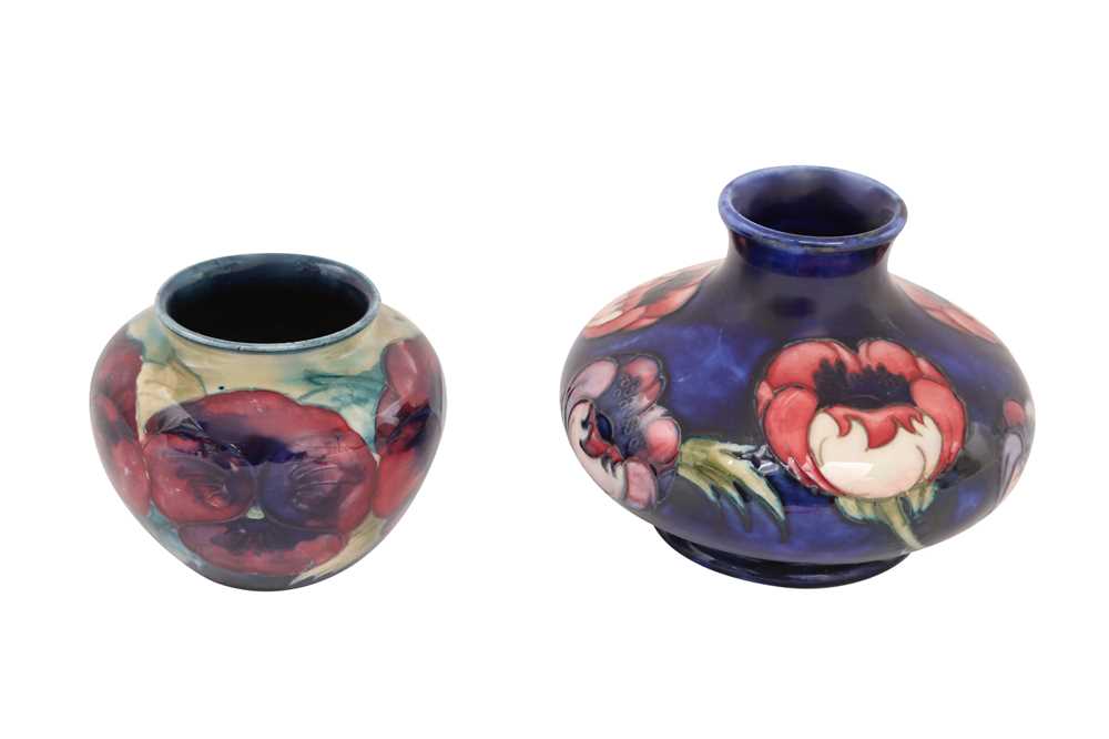 Lot 91 TWO MOORCROFT VASES