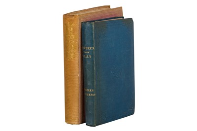 Lot 103 - Dickens. Pictures from Italy & Uncommercial Traveller, first eds. original cloth, 1856 & 1861