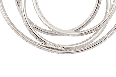 Lot 88 - A DIAMOND PENDANT NECKLACE BY LEO PIZZO