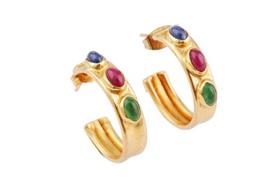 Lot 11 - A RUBY, SAPPHIRE AND EMERALD SUITE