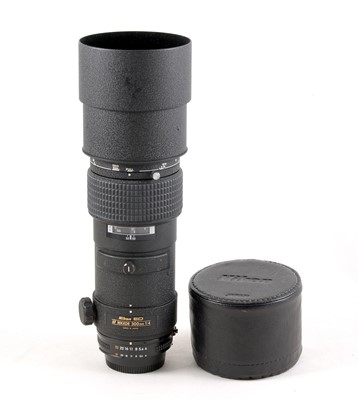 Lot 178 - AF Nikkor 300mm f4 ED Prime Ais Telephoto Lens.