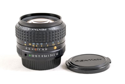 Lot 164 - Pentax-A SMC 50mm f1.2 Fast Prime Lens.