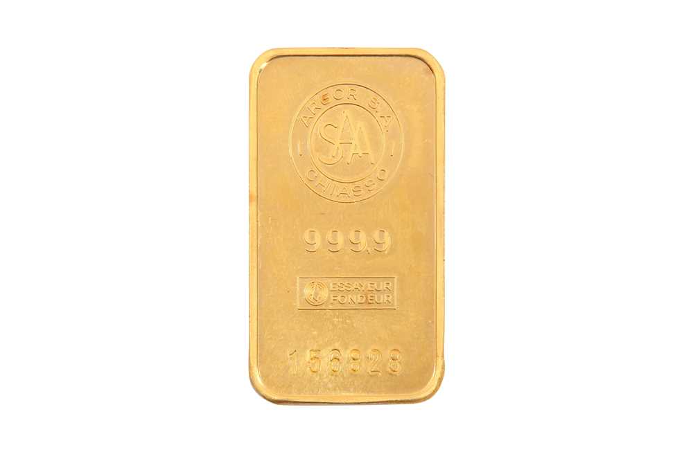 Lot 92 - A GOLD INGOT