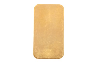 Lot 92 - A GOLD INGOT