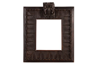 Lot 105 - A DUTCH/FLEMISH 17TH CENTURY CARVED AND POLISHED WOOD FRAME