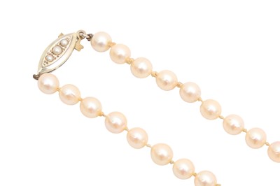 Lot 43 - A PEARL NECKLACE