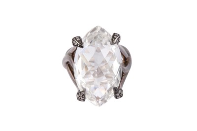Lot 45 - A ROCK CRYSTAL RING BY STEPHEN WEBSTER