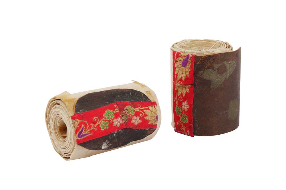 Lot 176 - TWO TALISMANIC SCROLLS OF SHI'A PRAYERS