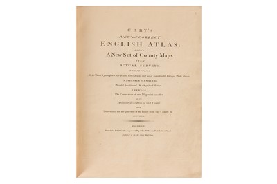 Lot 21 - Cary's New and Correct English Atlas, 1793