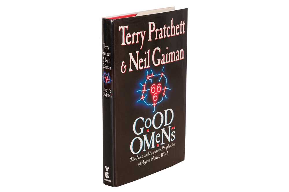 Lot 126 - Pratchett (Terry & Neil Gaiman. Good Omens, first ed. Insc. 1990