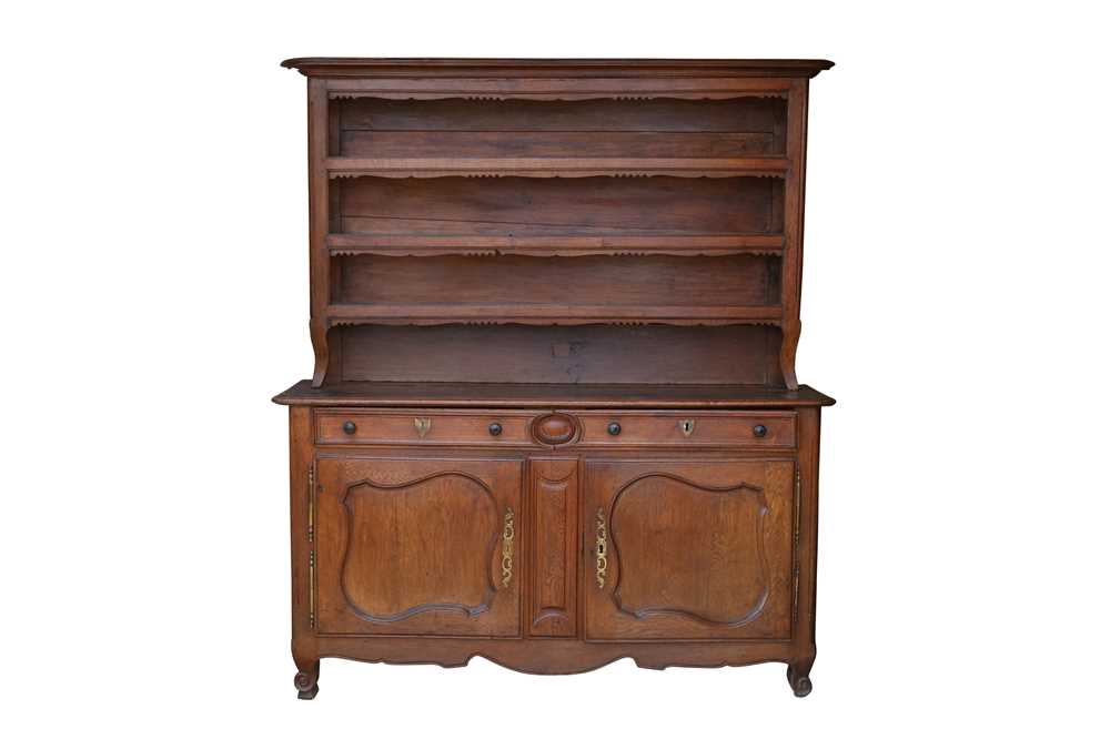 Lot 244 A 19TH CENTURY PROVINCIAL FRENCH OAK DRESSER