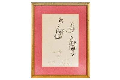 Lot 64 - THREE SKETCHES BY SIR CECIL BEATON FROM THE CORONATION OF QUEEN ELIZABETH II