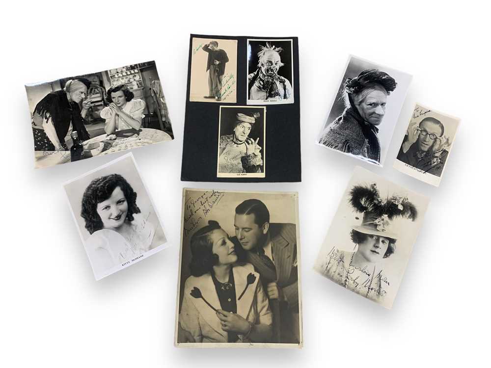 Lot 88 - Photograph Collection.- Entertainers & Music Hall Stars