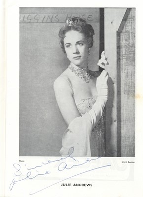 Lot 189 - My Fair Lady.- Julie Andrews & Others