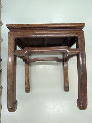 Lot 140 - A CHINESE WOOD LOW TABLE