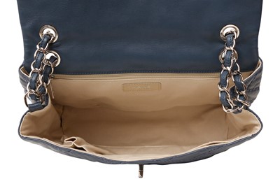 Lot 162 - Chanel Blue Ultimate Stitch Classic Flap Bag