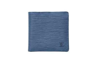 Lot 145 - Louis Vuitton Bleu Celeste Marco Wallet