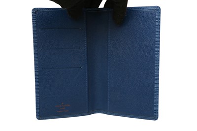 Lot 149 - Louis Vuitton Toledo Blue Epi Flap Wallet