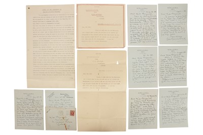 Lot 35 - [ROYAL WEDDING]: GROUP OF EIGHT LETTERS FROM CECIL HARCOURT-SMITH