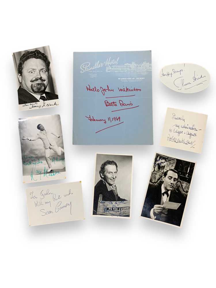 Lot 76 - Autograph Collection.- Stage & Screen