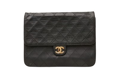 Lot 438 - Chanel Black Small Single Flap Bag