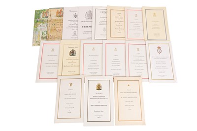 Lot 104 - COLLECTION OF ORDERS OF SERVICE AND PROGRAMMES