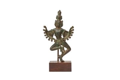 Lot 353 - A RARE KHMER BRONZE FIGURE OF HEVAJRA