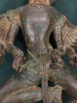 Lot 353 - A RARE KHMER BRONZE FIGURE OF HEVAJRA