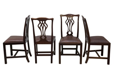 Lot 26 - A SET OF FOUR CHAIRS AND TWO STOOLS FROM THE CORONATION OF KING GEORGE V AND QUEEN MARY