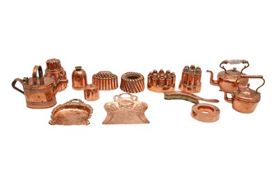 Lot 184 - THREE 19TH CENTURY BENHAM & FROUD COPPER JELLY MOULDS