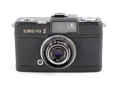Lot 78 - A "Black" Olympus Pen S Half Frame Camera.