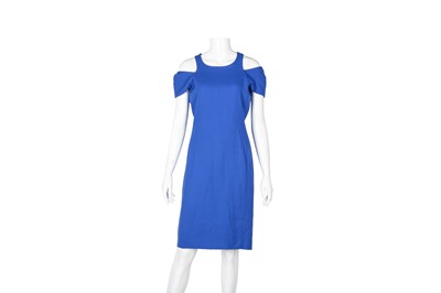 Lot 136 - Versace Royal Blue Shift Dress - Size 40