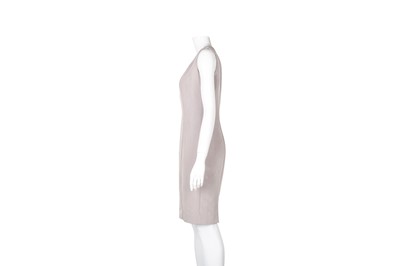 Lot 110 - Gucci Grey Silk Sleeveless Shift Dress - Size 40
