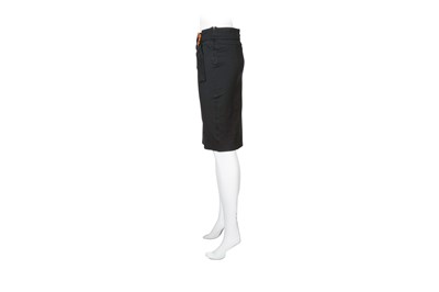 Lot 518 - Gucci Black Bamboo Pencil Skirt - Size M