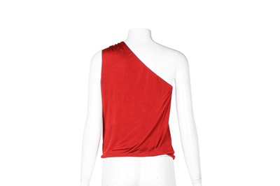 Lot 24 - Gucci Garnet One Shoulder Top