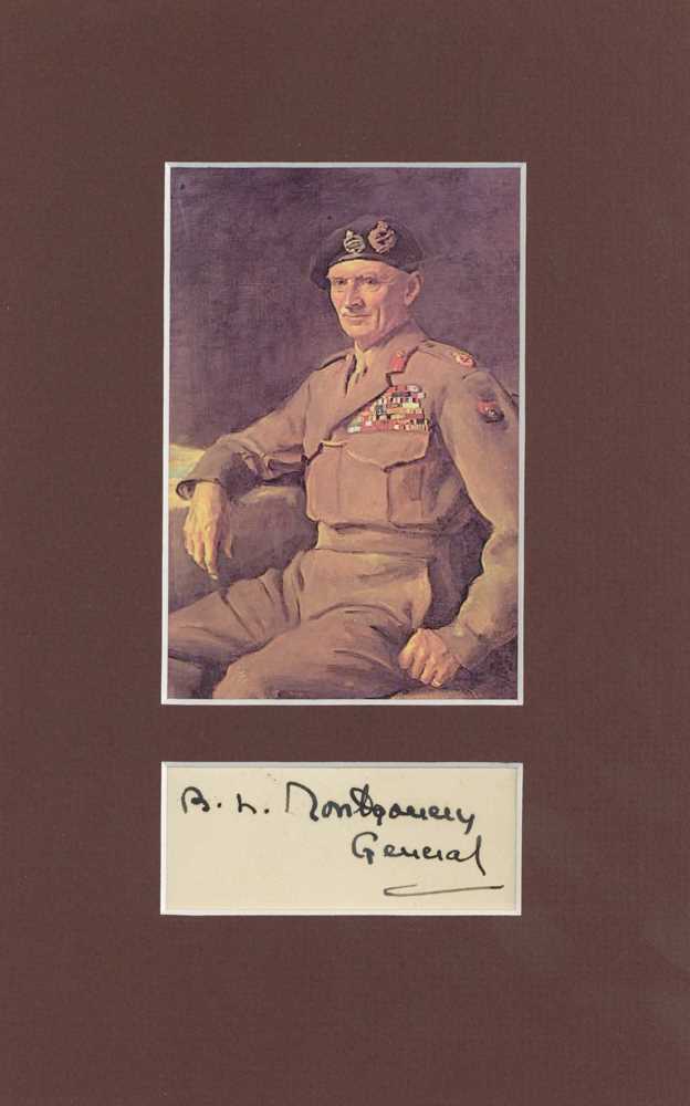 Lot 354 - Montgomery of Alamein (Bernard Law, Viscount of)