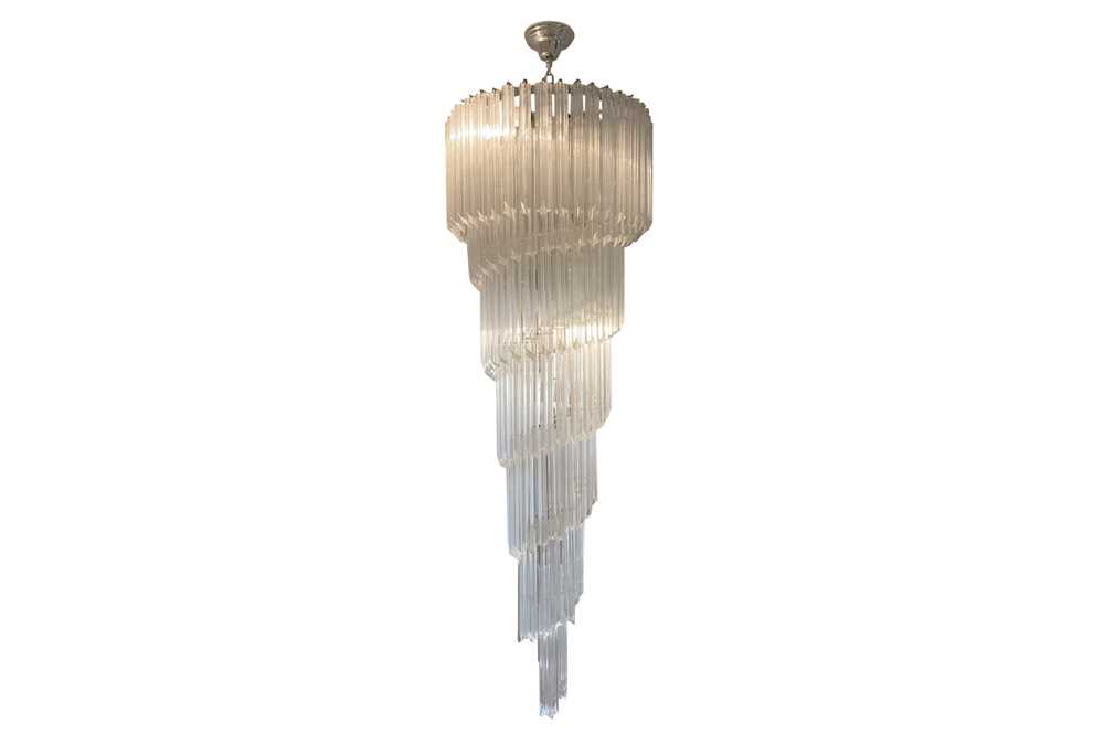 Lot 235 - A MID-CENTURY MURANO GLASS TRILOBI